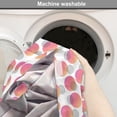 thumbnail image 6 of Modern Dog Crate Cover, Futuristic Memphis Style Abstract Geometric Circles of Dots Avant-garde, Easy to Use Pet Kennel Cover Small Dogs Puppies Kittens, 7 Sizes, Coral Pink and Grey, by Ambesonne, 6 of 6