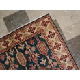 thumbnail image 5 of Ahmedani Linen Super Kazak Caucasion Geometric Afghan Veg Dyed Mahal Any Room Hand Knotted Indoor Area Rug Carpet (4.11 x 3.6)', 5 of 9