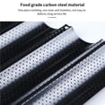 thumbnail image 3 of CNKOO French Bread Baguette Mold Wave Shape Black, 3 of 8