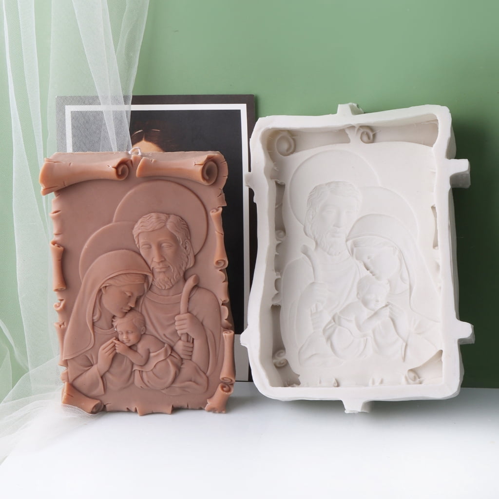 WINDLAND Gypsum Casting Mold Silicone Mould for Candle Artistic Home Decoration Molds