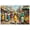 Frame-style, variant on African American Canvas Wall Art Vintage Market Scene Black Women Shopping Oil Painting Style Colorful Artwork Living Room Bedroom Home Decor Cultural Posters Prints