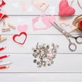 thumbnail image 4 of Milisten 50 Pcs Decorative Mini Brads Round Paper Fasteners Pearl Design Brads, 4 of 5