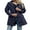 Dark Blue, variant on Women's Waterproof Rain Jackets Lightweight Rain Coats Outdoor Hooded Windbreaker Raincoats Alsol Lamesa
