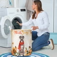 thumbnail image 4 of Happy Thanksgiving Great Dane with Turkey Pumpkins Autumn Vibes Foldable Laundry Basket Danes Dog Lover Gifts Organizer Storage with Handles - 12018, 4 of 5