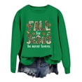 thumbnail image 1 of Huaizzzy T-Shirt à Manches Longues pour Femmes, Col Rond, Imprimé, Fermeture Éclair devant, Chandails en Molleton de Noël Décontractés, 1 of 4