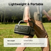 ALLPOWERS VOLIX P300 256Wh Portable Power Station, 300W AC Output, 100W USB-C, LiFePO4 Battery Solar Generator for Camping, RV, Travel, Home Backup & Emergency Use