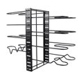 thumbnail image 3 of Pot Pan Organizer Under Cabinet Pan Rack Multiple Tier Adjustable Iron Heavy Load Vertical Pantry Organizer Holder for Kitchen, 3 of 20