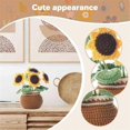 thumbnail image 5 of Crochet Yarn Sunflower Crochet Kit for Adults & Beginners, Crochet Accessories and Step-By-Step Manu, 5 of 5