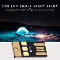 thumbnail image 3 of Camping Mobile USB LED Pequeñas Luces Nocturnas Linterna Ahorro (Negro), 3 of 4