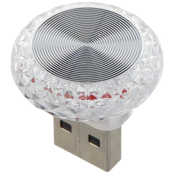 USB LED Car Interior Atmosphere Lamp Plug-in USB Decor Night Light Portable Auto Ambient Lighting Kit  Vehicle Interior Accessories for Most Cars