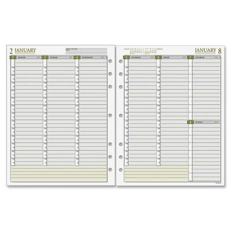 Day Runner Vertical Weekly Planner Refill Pages - Walmart.com