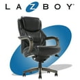 thumbnail image 2 of La-Z-Boy Delano Big & Tall Executive Office Chair Weathered Black, 2 of 9