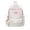 Pink, variant on WAYUTE Backpack for Kids Lace Trim Star Print School Backpacks for Teen Girls Lightweight Side Water Bottle Pocket Bookbag Casual School Activities