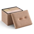 thumbnail image 1 of Otomana SONGMICS con almacenamiento plegable, 31 x 41 x 31 cm, 130 kg de carga, 1 of 7