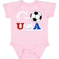 thumbnail image 3 of Inktastic Go, USA- Soccer, Football Boys or Girls Baby Bodysuit, 3 of 5