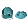 thumbnail image 6 of Queroig Dried Fruit Plate Anti-drop Shell Shape Stackable Unbreakable Exquisite Pack Food Solid Color Food Grade Supplies Cake Pan Household Stuff, 6 of 7