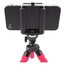 WHAMVOX 3 Pcs Tripod Portable Cell Phone Stand for Smartphone Travel Black