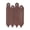 🍒 Brown_Base#3484, variant on Plastic Garden Fence Border Panels Multicolor 25x21cm • Decorative Flower Bed Edging • Interlocking Lawn Path Landscape Fence, Weather-Resistant, 1 Pack