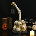 thumbnail image 2 of Halloween Decorations Outdoor, Hwkond Halloween Skull Hexagon Lamp Resin Outdoor Garden Ornaments Up to 65% Off, 2 of 4