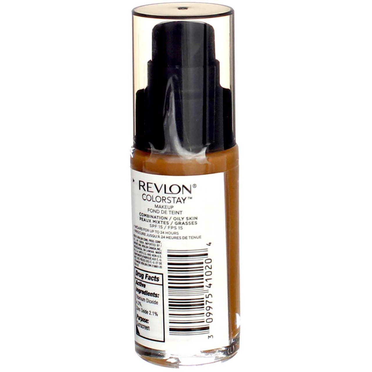 Revlon Colorstay for Combo/Oily Skin Makeup, Mocha [450], 1 oz (Pack of 2)