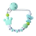 thumbnail image 7 of Bueautybox Cute Koala Letter Beads Silicone Teether Bracelet Teething Soother Pacifier Clip, 7 of 7