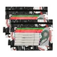 thumbnail image 2 of ALAZA 2 Pack Pencil Pouch Baseball Hearts Pencil Case for 3 Ring Binder Clear Window Pencil Bag Organizers, 2 of 6