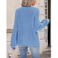 thumbnail image 6 of Zeagoo Cardigan Sweaters for Women Long Sleeve Chunky Knit Cardigan CEW Neck Button Down Fall Fashion, 6 of 6