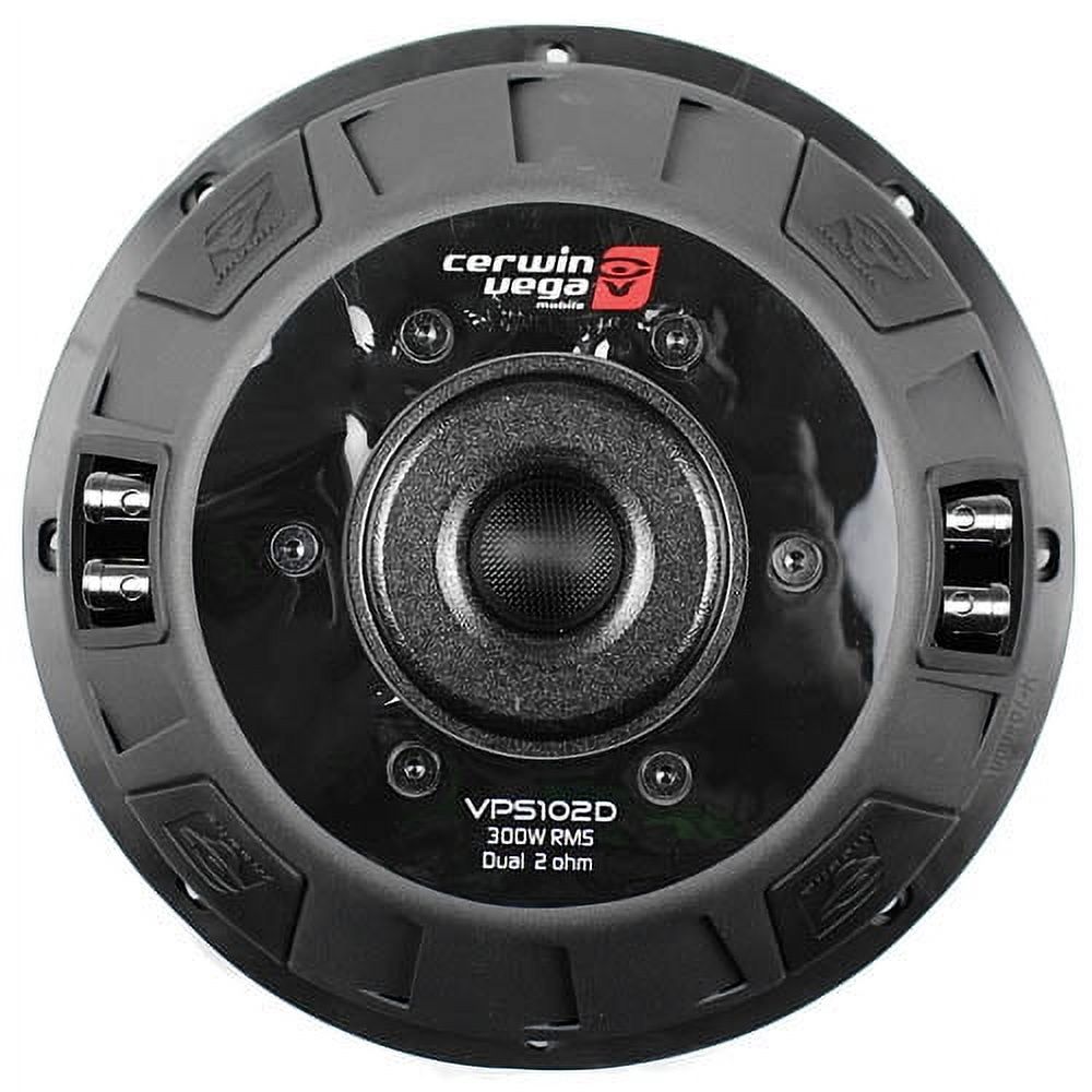 Cerwin Vega 10" Subwoofer 600 Watts Max 300W RMS Sub Dual 2 Ohm VPS102D Single