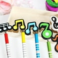 thumbnail image 2 of Injueey ZHUTING, 6 uds., notas musicales de dibujos animados, coloridos lápices de para niños y estudiantes, papelería, Color aleatorio Suministros de escritura y corrección, 2 of 6