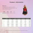 thumbnail image 6 of iiniim Women Circus Acrobat Costume Carnival Dance Sparkly Sequins Dress Purple L, 6 of 6
