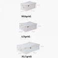 thumbnail image 3 of Separator Box Foldable Transparent with Zip Handle Clothes Bedromm Organizador De Ropa Travel Essentials Sort Storage Bag, 3 of 9