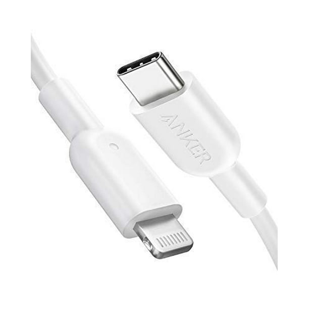 iPhone 11 Pro Charger, Anker USB C to Lightning Cable [6ft MFi Certified] Powerline II for iPhone 11/11 Pro / 11 Pro Max/X/XR/XS Max, Supports Power Delivery (White) Walmart.com