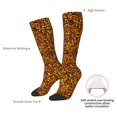 thumbnail image 4 of Sigee Golden Glitter for Socks for Men Women Socks Stocking Compression Socks, 4 of 6