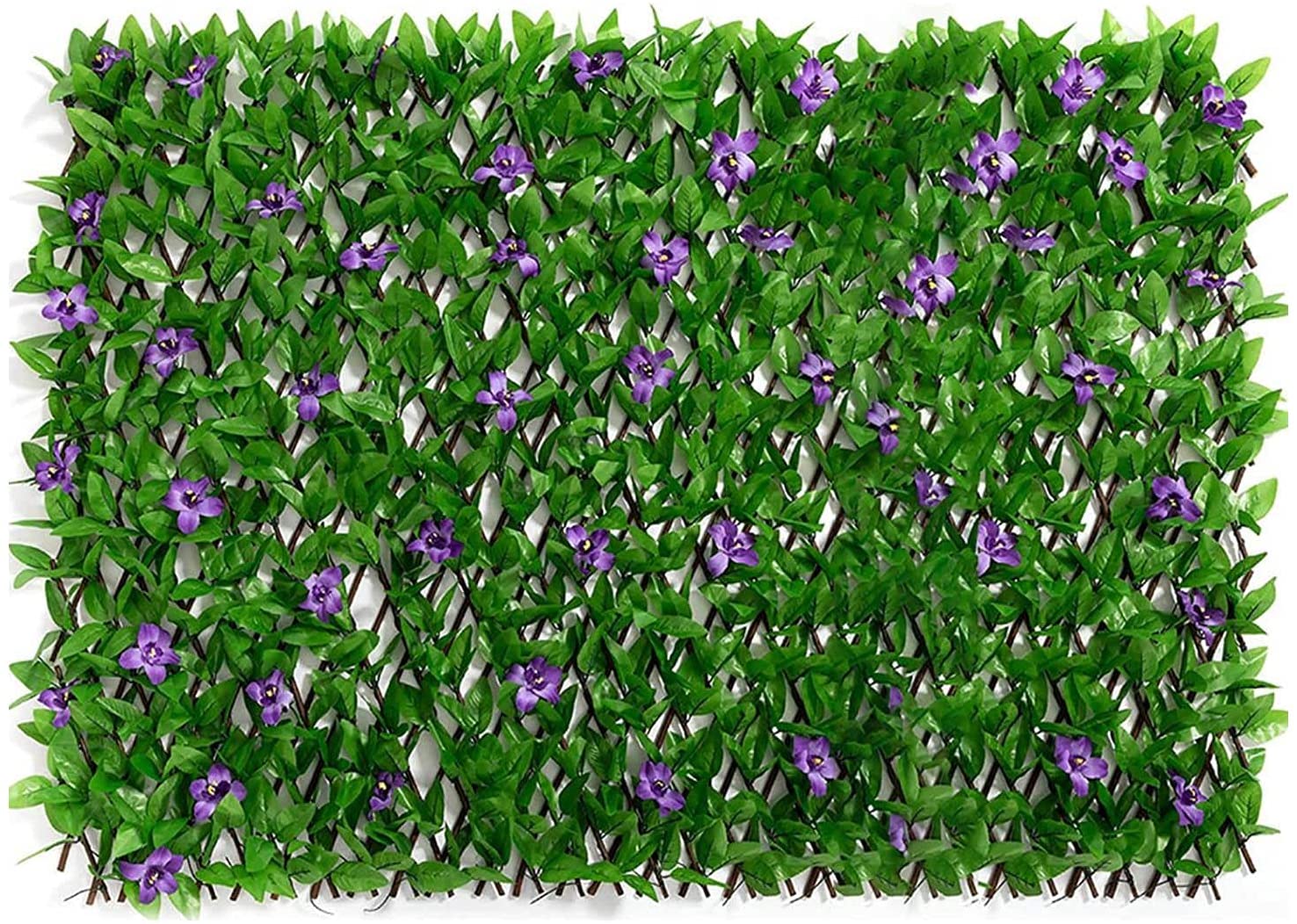 Artificial Plant Hedge Privacy Fence Screen UV Protected For Outdoor