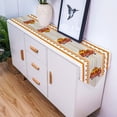 thumbnail image 4 of Cotton Linen Table Runners Truck with Pumpkin Halloween Theme Kitchen Dining Burlap Table Decoration for Home Party Decor 13 x 108 Inch, 4 of 8