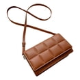 thumbnail image 1 of Bolso de cuero de PU para mujer, bolso con asa superior, informal marrón1 jinwen bolsos cruzados de mujer, 1 of 7