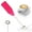 Pink, variant on Frugality Handheld Electric Milk Coffee Cappuccino Drink Cream Frother Mixer Stirrer Foamer Egg Beater Whisk Latte Accessories - Black