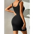 thumbnail image 3 of Sexy  Strap Mini Dress 2024 New Summer Women Bodycon Club Party Dresses Female Camisole Solid Black White Sheath Sundress, 3 of 7