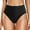 01_Black, variant on HNMKIU Women's Casual High Waisted Solid Color Swim Trunks Plus Size Swim Shorts Swim Shorts Women 01_Black,L