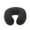 Black, variant on Cotton Neck Travel Pillows for Adults,Velvet U Shaped Pillows for Sleeping,Neck Pillow for Traveling U Shaped Memory Foam Purple Portable Headrest Sleep Airplane Neck Pillow for Flight,Home,Office