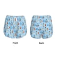 thumbnail image 5 of Lsque Cartoon Rocket With Space Printed Women's Running Shorts with Liner Pockets,Elastic Quick Dry Workout Athletic Gym Yoga Shorts,Womens High Waist Shorts-Small, 5 of 9