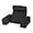 Black, variant on Reading Pillow for Sitting in Bed Adult, Back Pillow for Bed Sitting up, Reading & Bed Rest Pillows for Watching TV/Reading/Gaming/Resting in Bed, Couch or Floor, Medium 19"