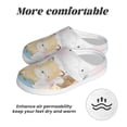 thumbnail image 6 of Lsque Cute Animals Pattern Womens Comfort Cotton on Scuff With Memory Foam and Anti-skid Sole Slipper-40/41, 6 of 7