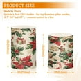 thumbnail image 6 of Yayeee Flameless Candles with Remote Flickering Battery Operated Multi Color Changing, Christmas Poinsettia, 6 of 7