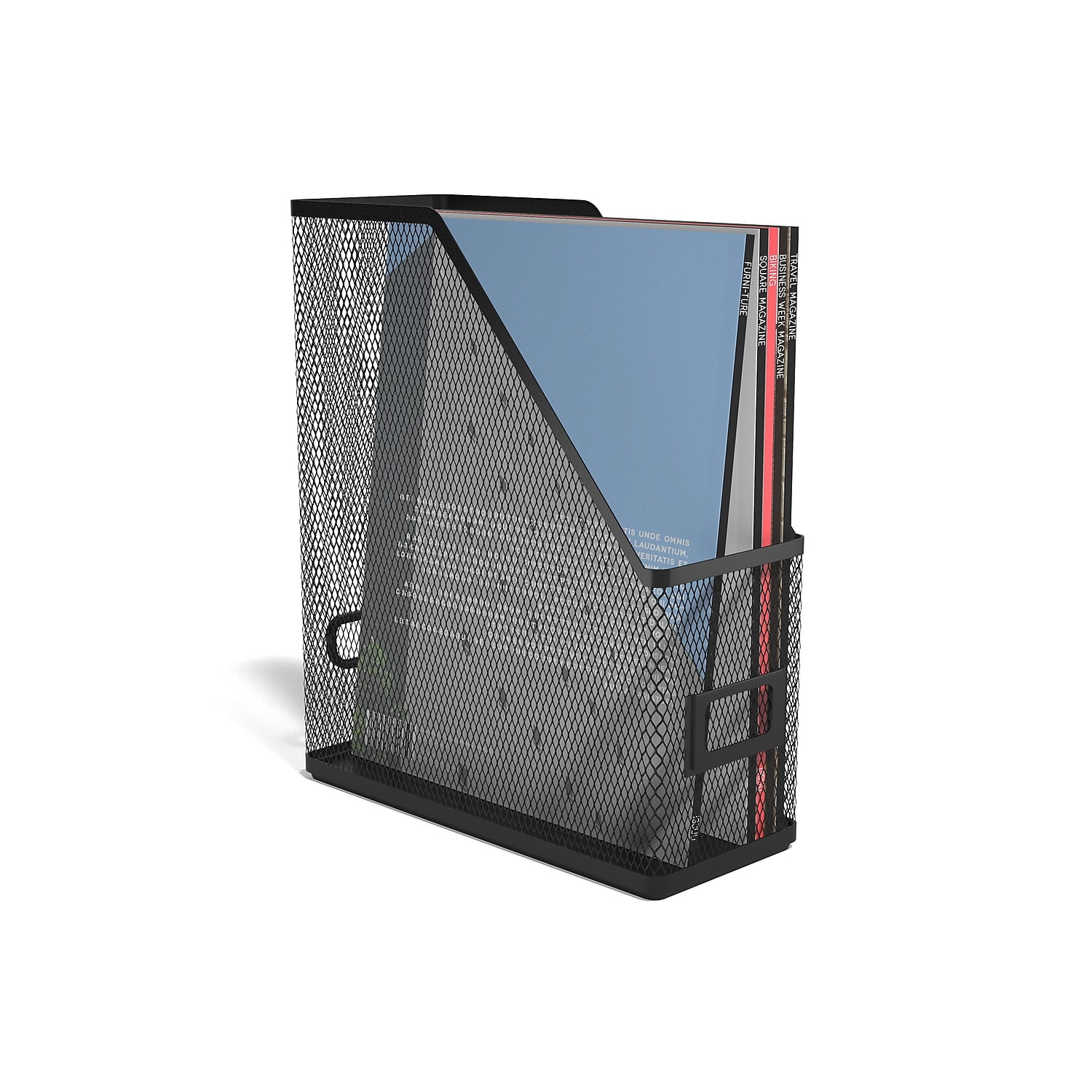 TRU RED Metal Magazine File Matte Black Each (TR57569) TR57569-CC