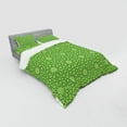 thumbnail image 3 of Ambesonne Modern Bedding Set 3 Pcs, Stars Geometric Shapes, Twin XL, Lime Green, 3 of 3