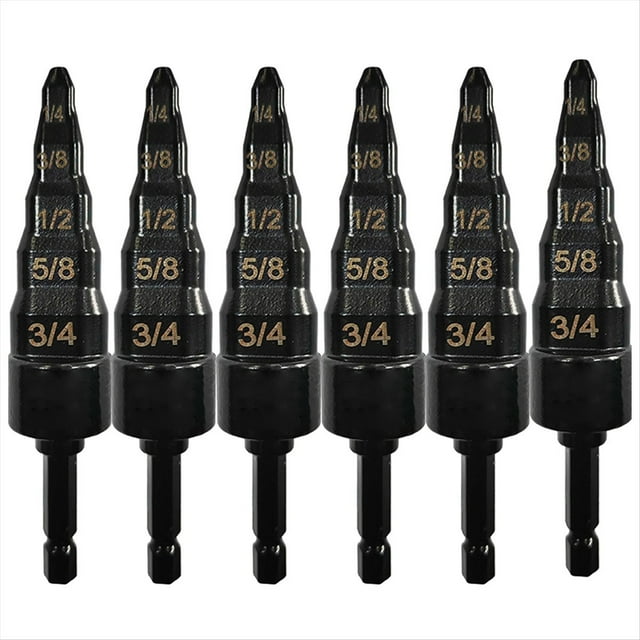 6 Unids Aire Acondicionado Expansor de Tubo de Cobre Broca de Estampado Expansor de Tubo de Estampado Herramientas de Tubería de Cobre Blando Reparación de HVAC-A