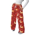 thumbnail image 1 of Snow Suits for Toddler - Printed Flannel Casual Trousers - Daily Wear, 1 of 9