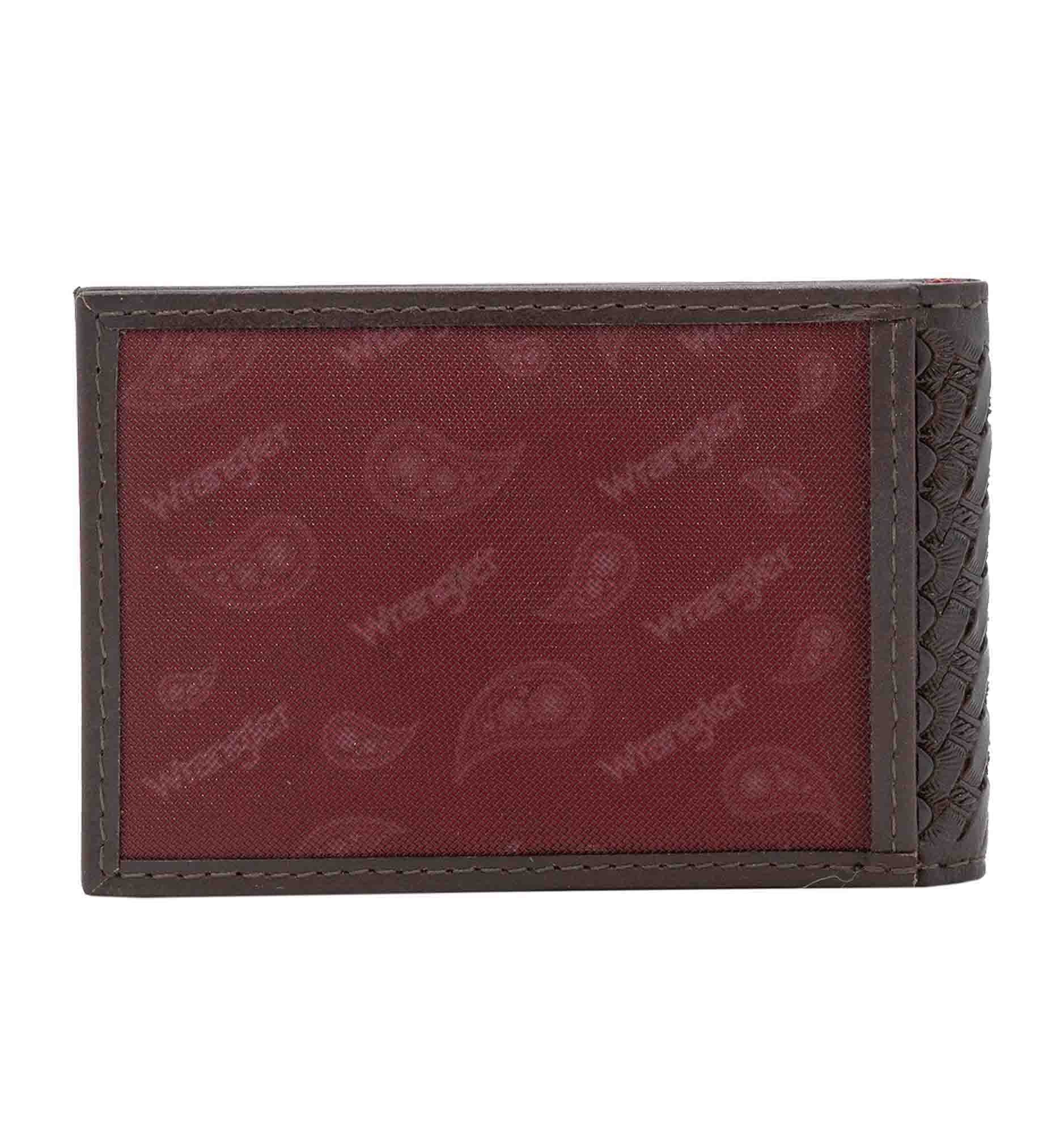 Men's Wrangler Magnetic Basket Weave Wallet