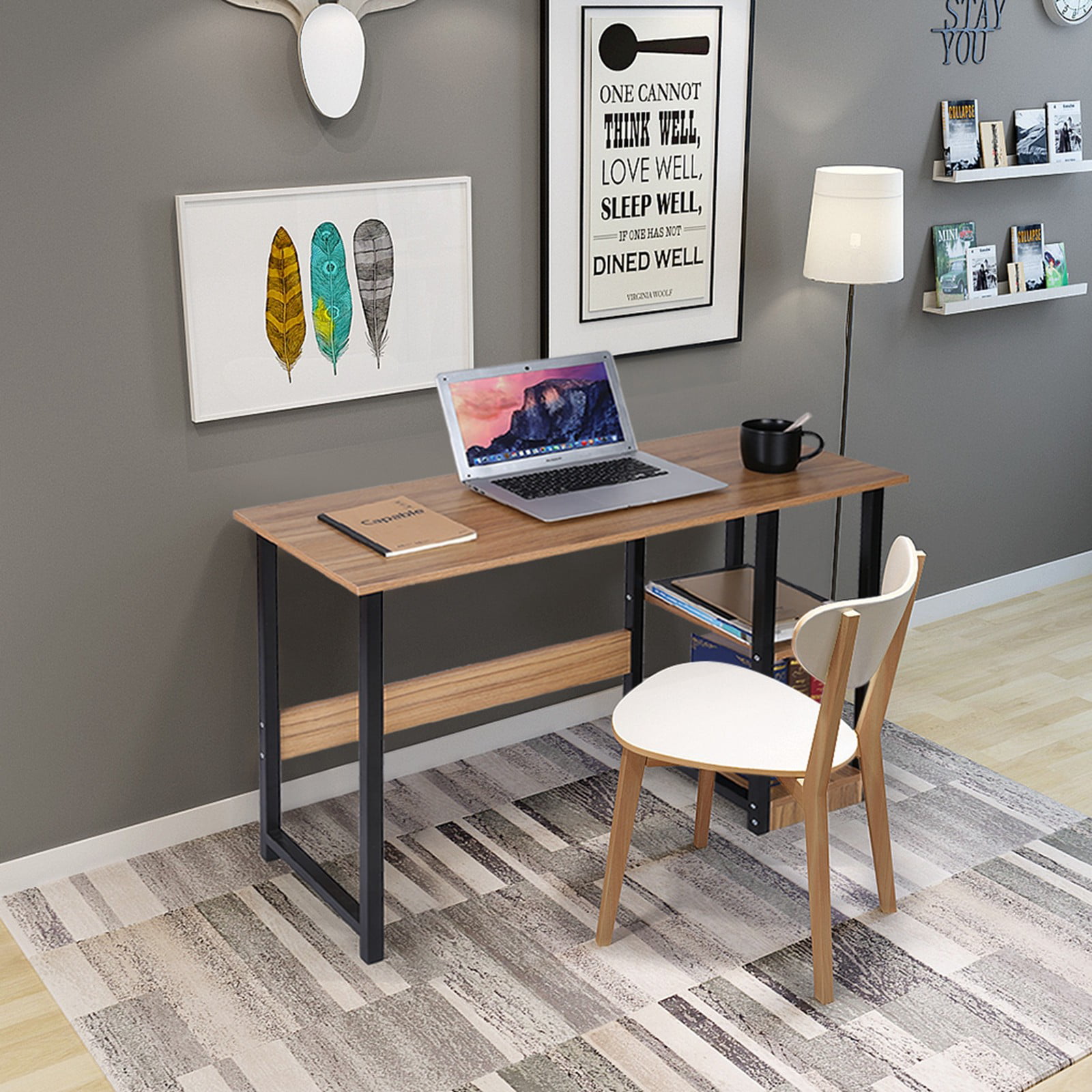 Details about   US Home Desktop Computer Desk Bedroom Laptop Study Table Office Desk Workstation 